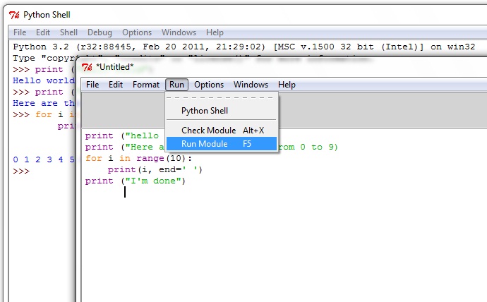 how to open python text editor