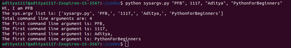 Python sys argv example 2
