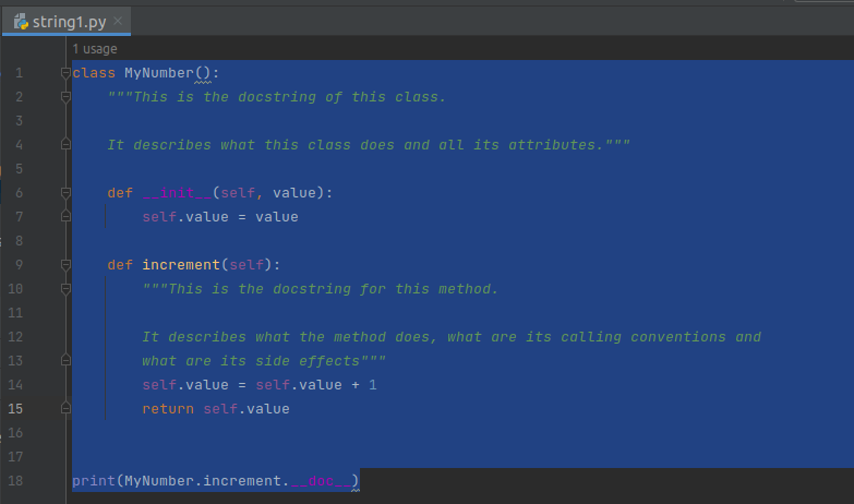 Uncomment Code in PyCharm